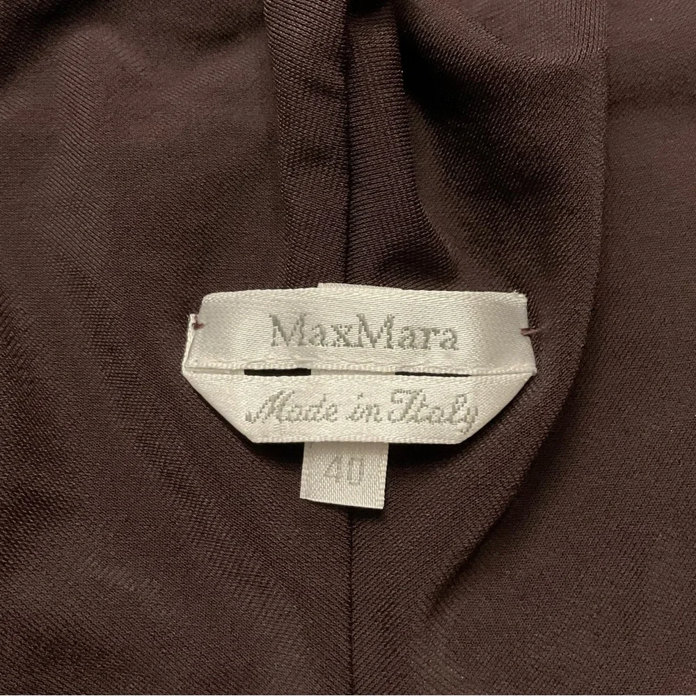 Max Mara Frisia Draped Jersey Dress Womens EU 40 / US 6 - Picture 5 of 7